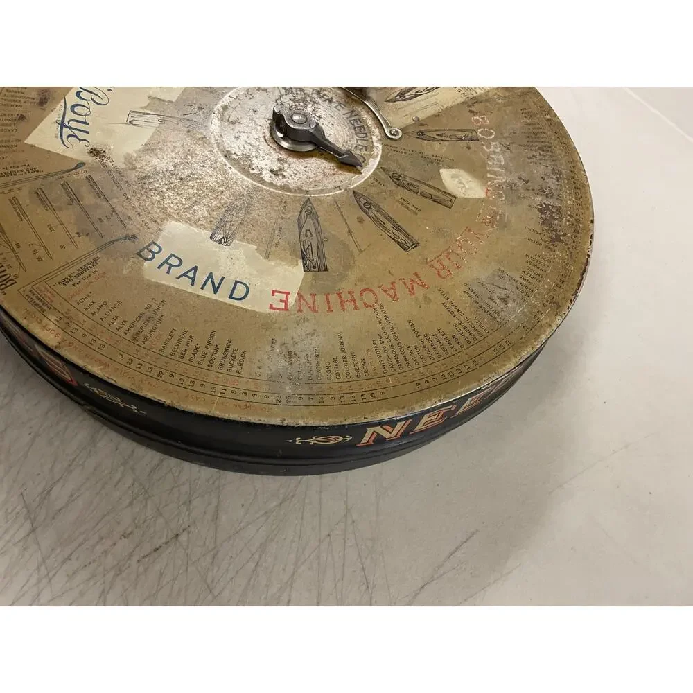 Antique 1920s Boye Needle Co. Chicago Spinning Display Store Dispenser